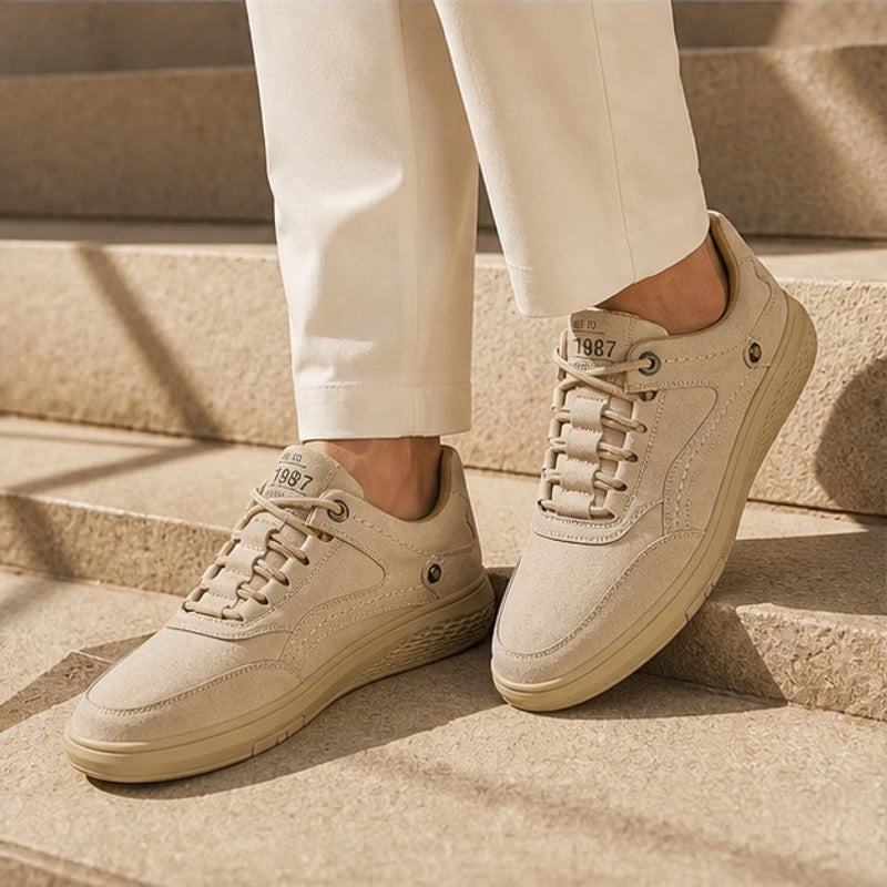 Upton 87's Suede Sneakers - Sand - Sneakers - Brondals - Image 3