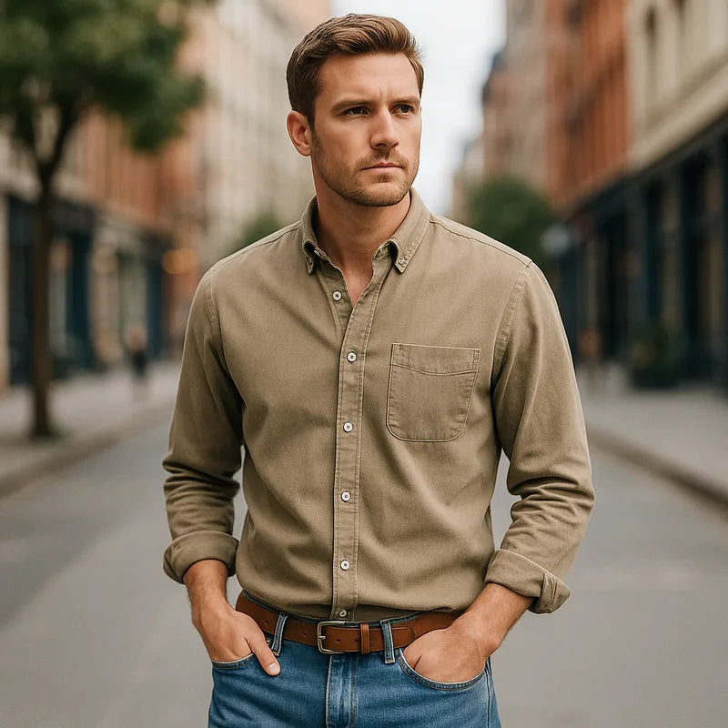 Camisa de algodón Fredrick Ford