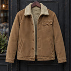 Valentin Men's Corduroy Sherpa Lined Jacket - Khaki - Men's Clothing > Outerwear > Corduroy Jackets - Brondals - Image 2
