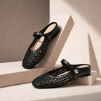 Valessa Orthopedic Mule Flats - Black - Footwear > Flats > Mary Jane Mule Flats - Brondals - Image 1