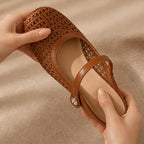 Valessa Orthopedic Mule Flats - Brown - orthopedic support - Brondals - Image 4