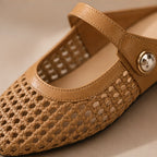 Valessa Orthopedic Mule Flats - Camel - cushioned flats - Brondals - Image 5