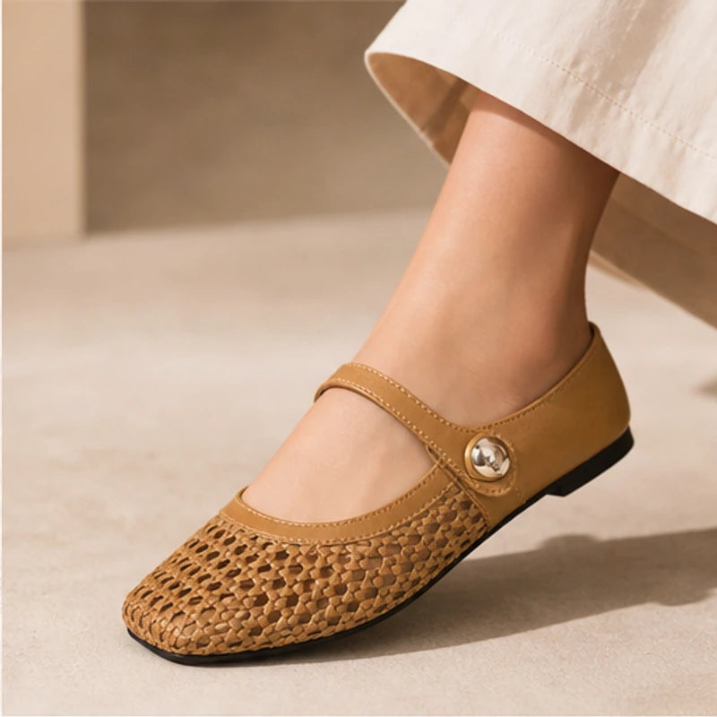 Valessa Orthopedic Mule Flats - Camel - women's flats - Brondals - Image 2