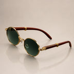 Deventio Retro Sunglasses - Green - Sunglasses - Brondals - Image 1