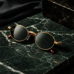 Deventio Retro Sunglasses - Green - unisex sunglasses - Brondals - Image 7