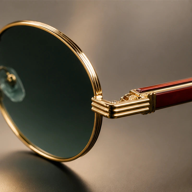 Deventio Retro Sunglasses - Green - sunglasses - Brondals - Image 2