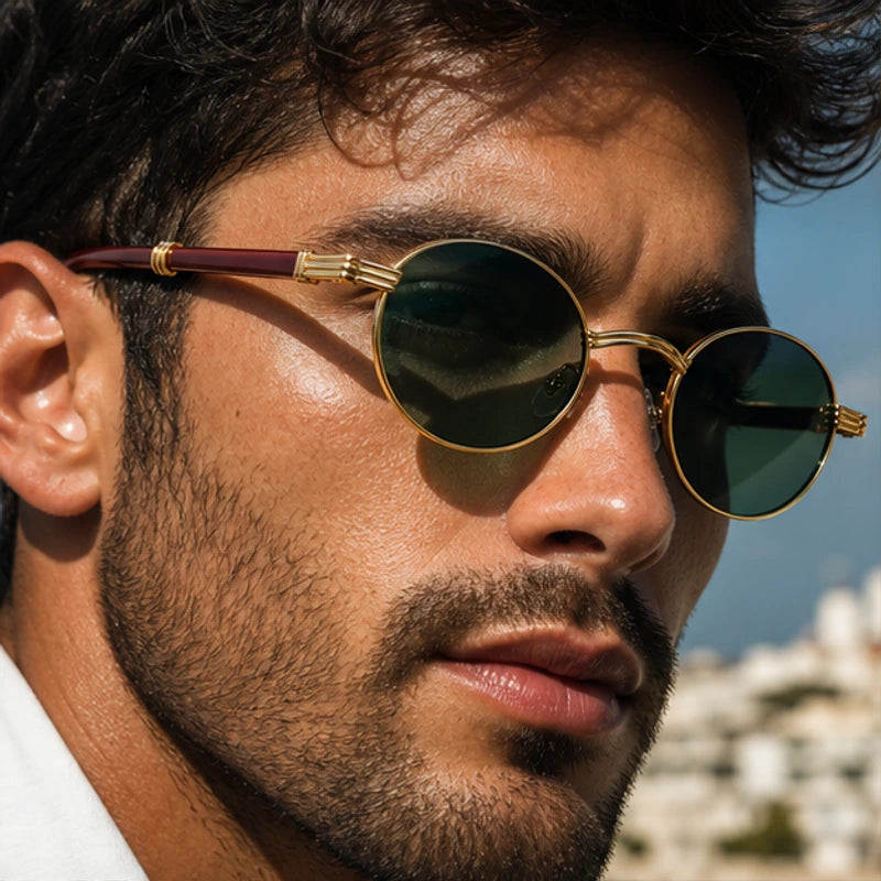 Deventio Retro Sunglasses - Green - uv400 - Brondals - Image 6