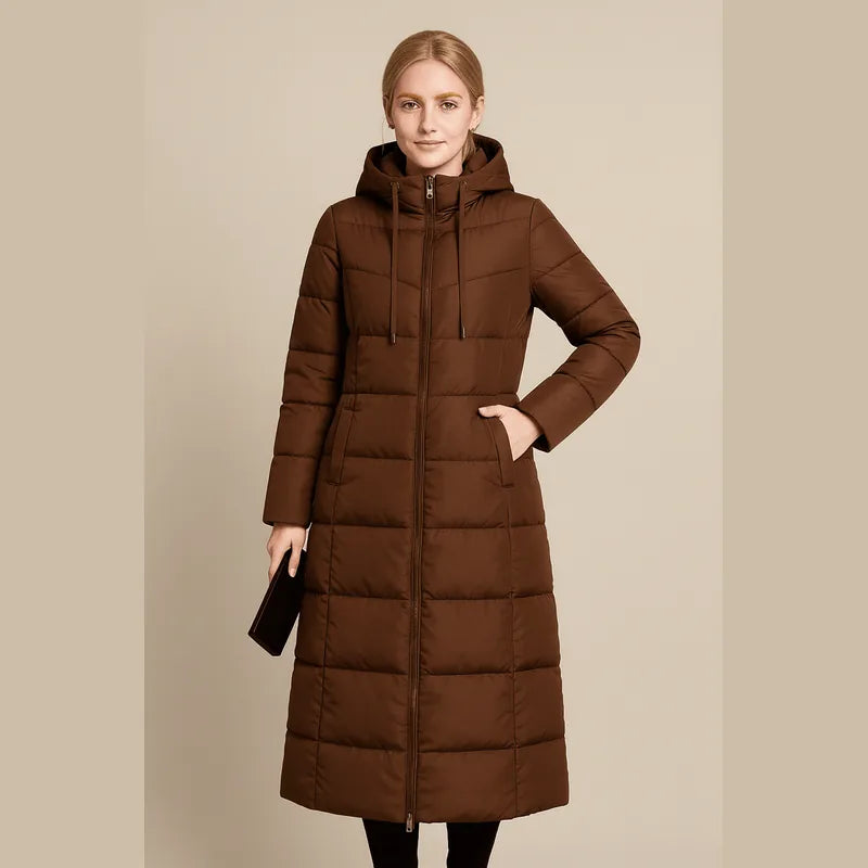 Rhea Long Quilted Puffer