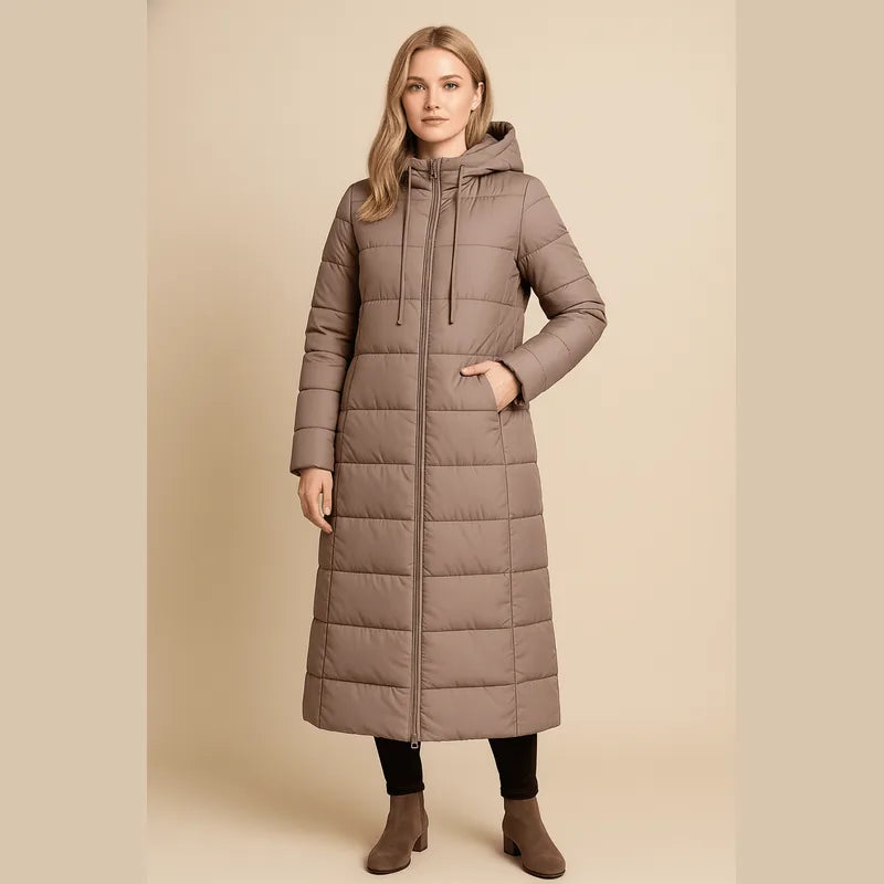 Rhea Long Quilted Puffer