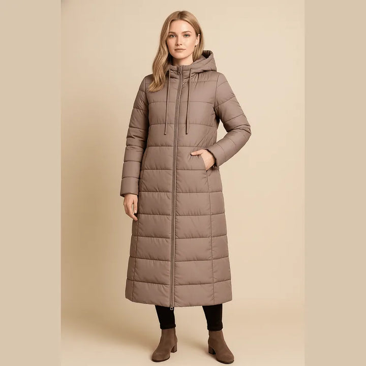 Rhea Long Quilted Puffer