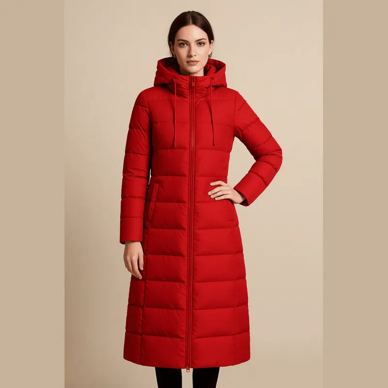 Rhea Long Quilted Puffer