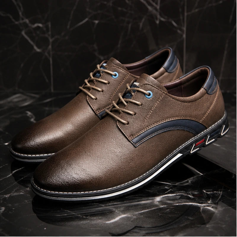 Regent Genuine Leather Shoes - Espresso - Shoes - Brondals - Image 1