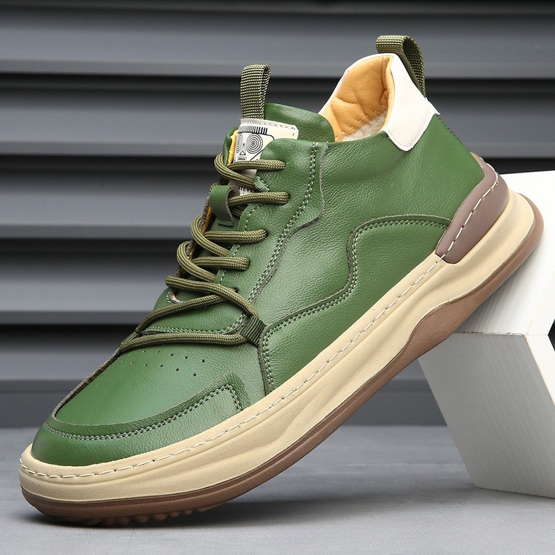 Dellava Italian Genuine Leather Sneakers - Sneakers - Brondals - Image 1