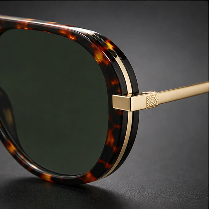 Branley Aviator Sunglasses - Green - sunglasses - Brondals - Image 2