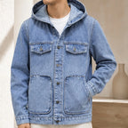 Wakefield Denim Hooded Jacket - Light Blue - Product Type: Jackets - Brondals - Image 4