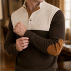 Warwick High Stand Collar Sweater - Dark Brown - Catalog Group: Clothing - Brondals - Image 2