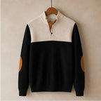 Warwick High Stand Collar Sweater - Black - Men's Clothing > Sweaters & Cardigans > High Collar Sweaters - Brondals - Image 1