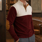 Warwick High Stand Collar Sweater - Burgundy - Department: Men - Brondals - Image 3