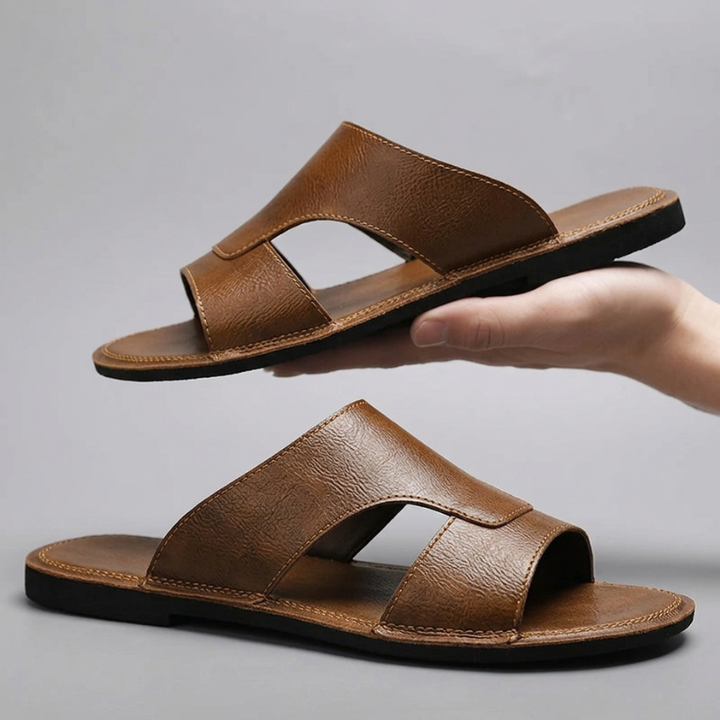 Marco Devani Genuine Leather Sandals - cross-wrap - Brondals - Image 4