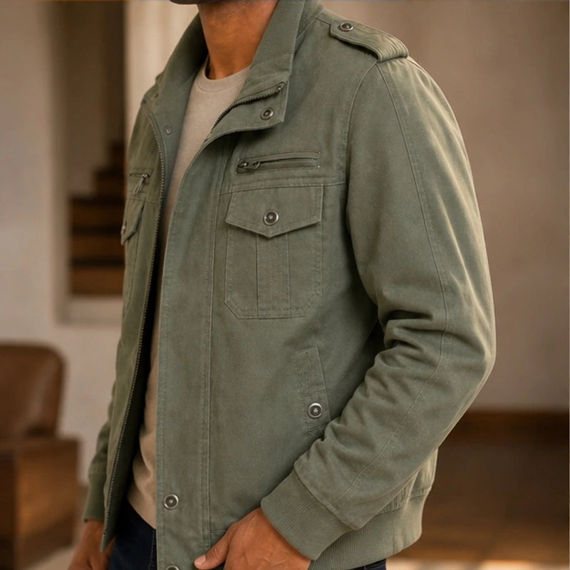Webster Bomber Jacket - Green - Department: Men - Brondals - Image 3