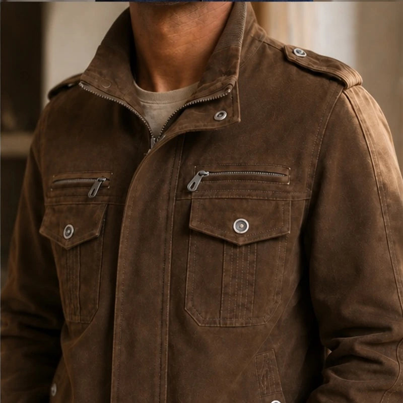 Webster Bomber Jacket - Brown - Department: Men - Brondals - Image 3