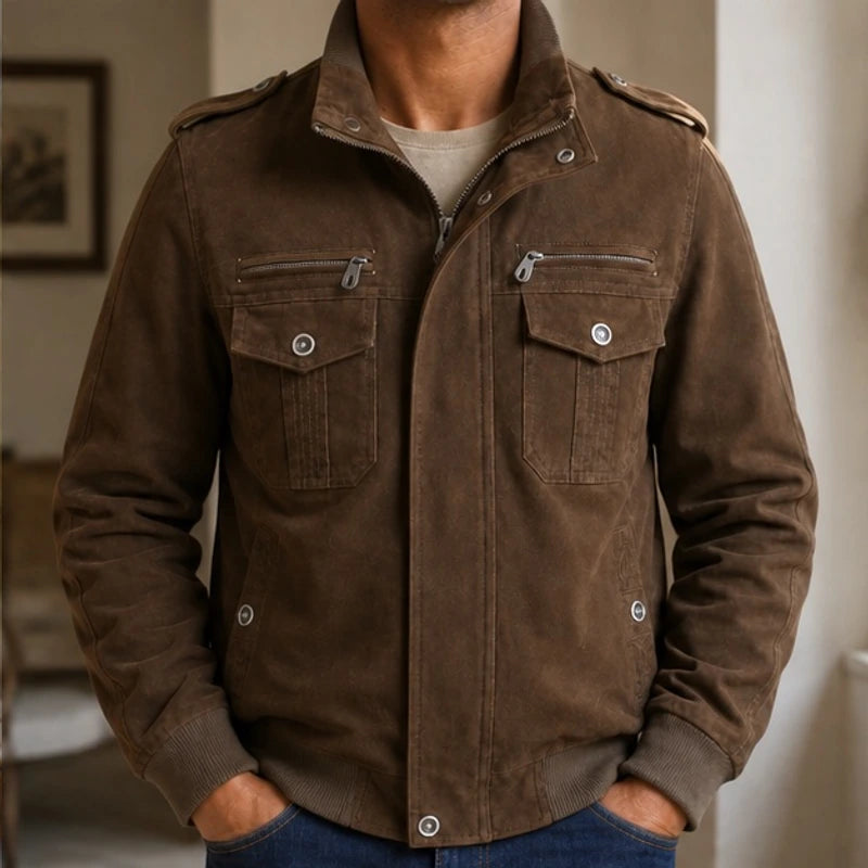 Webster Bomber Jacket - Brown - Catalog Group: Clothing - Brondals - Image 2