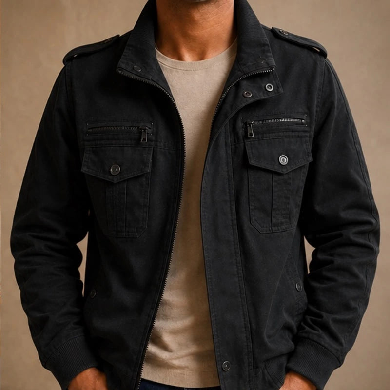 Webster Bomber Jacket - Black - Catalog Group: Clothing - Brondals - Image 2