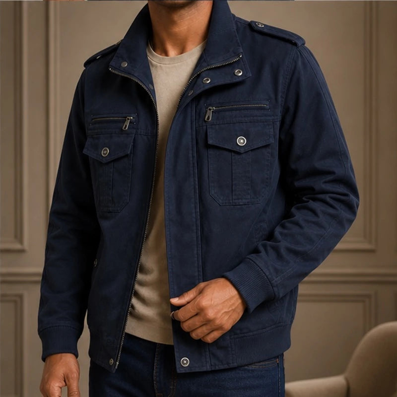 Webster Bomber Jacket - Blue - Catalog Group: Clothing - Brondals - Image 2