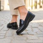 Wilhelmina Orthopedic Leather Loafers - Black - Shoes - Brondals - Image 3