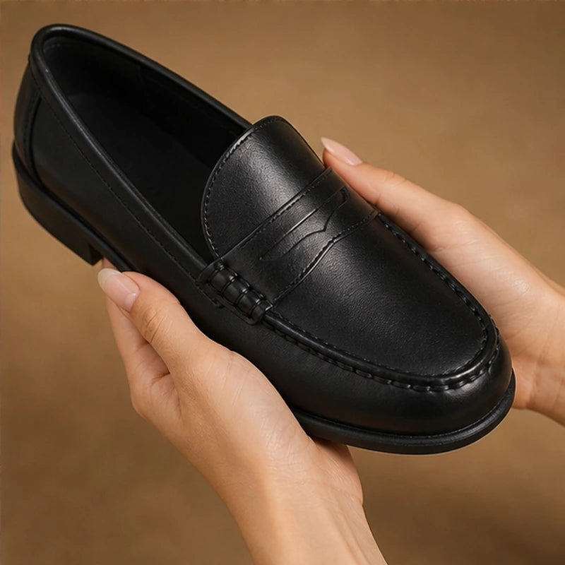 Wilhelmina Orthopedic Leather Loafers - Black - female - Brondals - Image 4