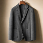 Wolcott Single-Breasted Wool Coat - Gray - Outerwear > Coats > Wool Coats - Brondals - Image 1