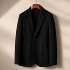 Wolcott Single-Breasted Wool Coat - Black - Outerwear > Coats > Wool Coats - Brondals - Image 1