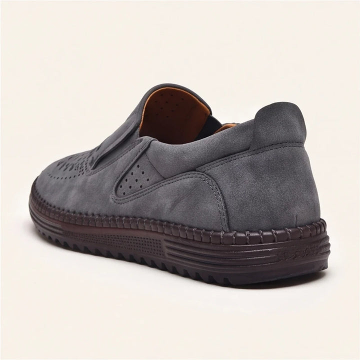 Brunwick Genuine Leather Loafers - Gray - genuine leather - Brondals - Image 4