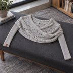 Wren Women's Knit Sleeved Scarf Shawl - Grey - Women's Accessories > Scarves & Wraps > Sleeved Shawls - Brondals - Image 3