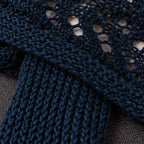 Wren Women's Knit Sleeved Scarf Shawl - Dark Blue - female - Brondals - Image 4