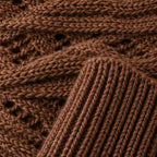 Wren Women's Knit Sleeved Scarf Shawl - Brown - female - Brondals - Image 4