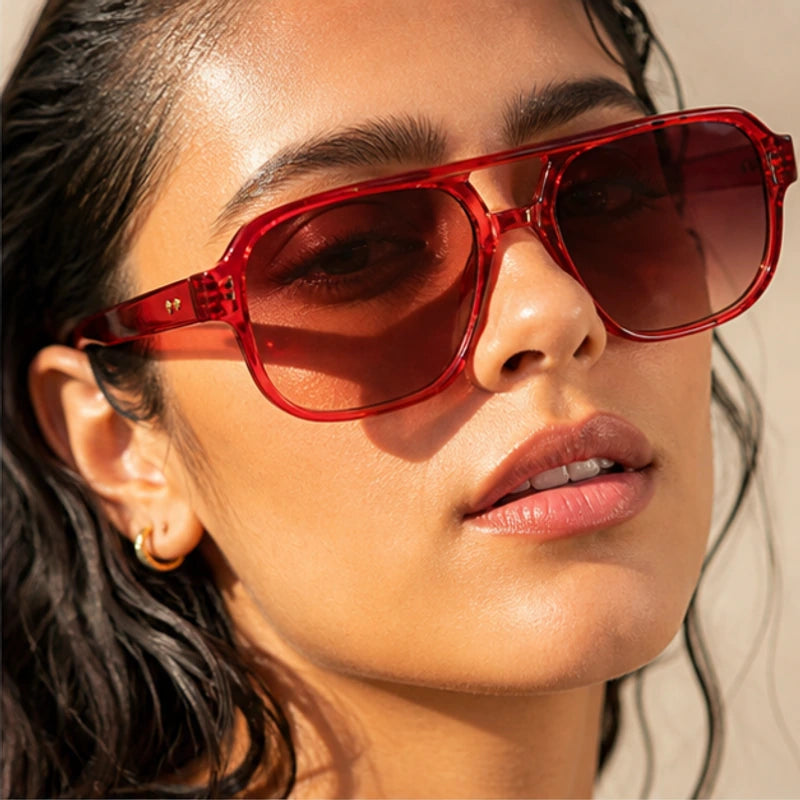 Nava Flex Sunglasses - Red - sun protection - Brondals - Image 7