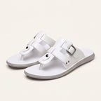 Lariva Leather Sandals - White - Shoes - Brondals - Image 1