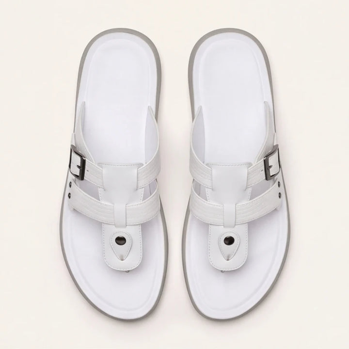 Lariva Leather Sandals - White - men's sandals - Brondals - Image 2