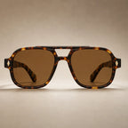 Palma Azure Aviator Sunglasses - Classic Havana - sunglasses - Brondals - Image 2