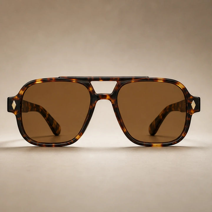Palma Azure Aviator Sunglasses - Classic Havana - sunglasses - Brondals - Image 2