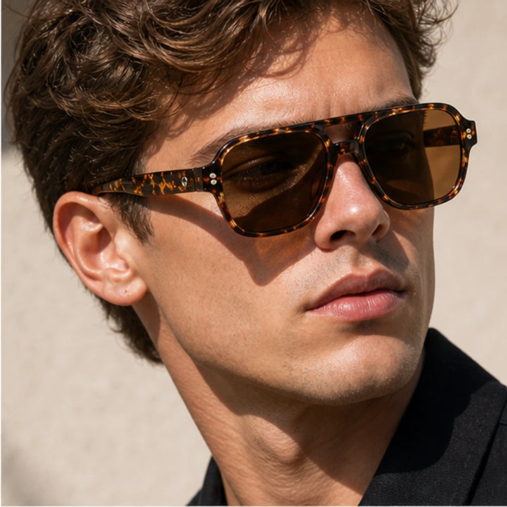 Palma Azure Aviator Sunglasses - Classic Havana - tortoiseshell - Brondals - Image 6