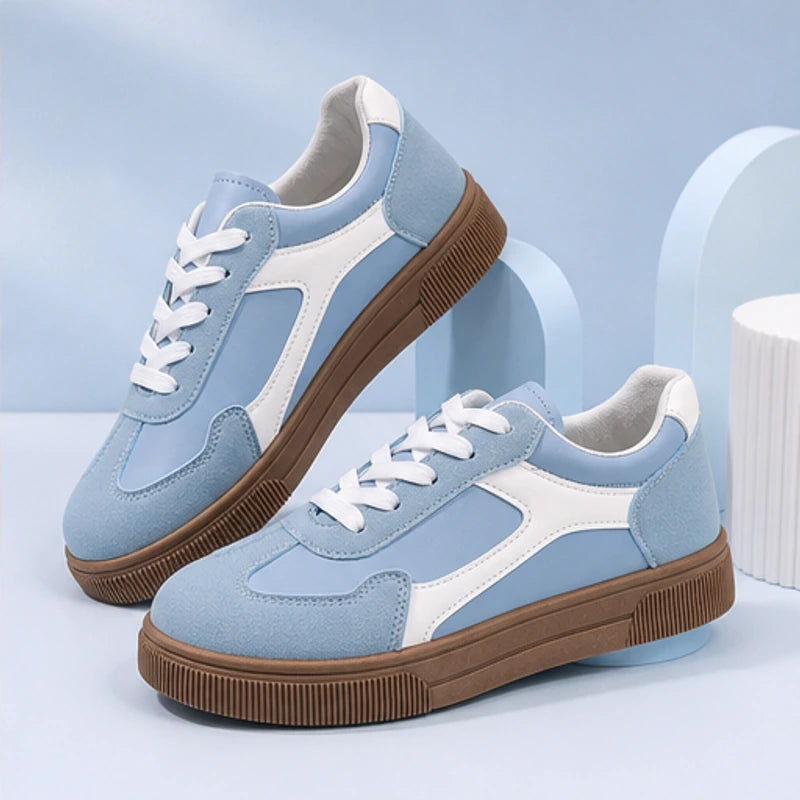 Isla Colorblock Low-Top Sneaker - Powder Blue - women's sneakers - Brondals - Image 2