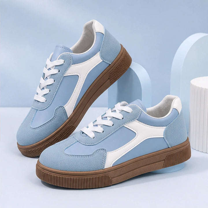 Isla Colorblock Low-Top Sneaker - Powder Blue - women's sneakers - Brondals - Image 2