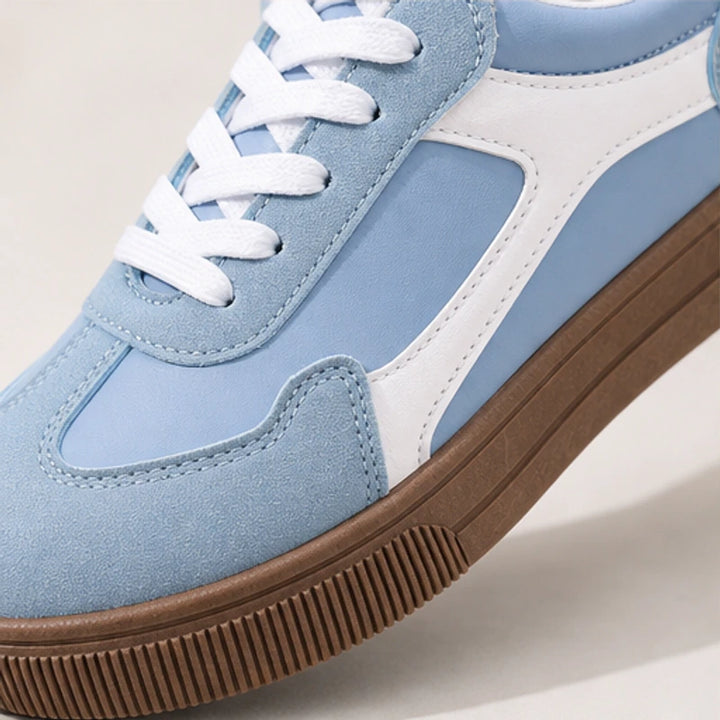 Isla Colorblock Low-Top Sneaker - Powder Blue - low-top sneakers - Brondals - Image 3