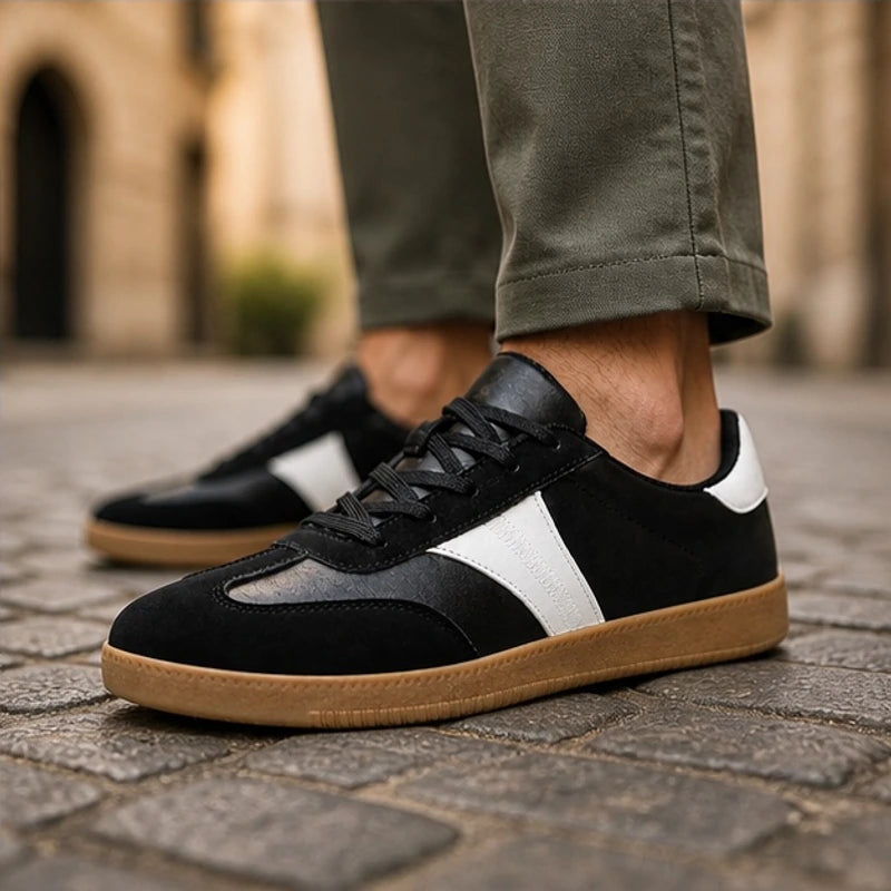Yardley Low-Top Retro Sneakers - Black/White - Footwear > Sneakers > Casual Sneakers - Brondals - Image 3