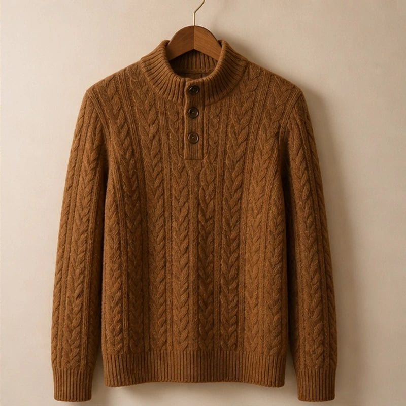 Yolanda Cashmere Sweater - Vintage - Women's Clothing > Sweaters & Cardigans > Cable Knit Sweaters - Brondals - Image 1