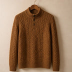 Yolanda Cashmere Sweater - Vintage - Women's Clothing > Sweaters & Cardigans > Cable Knit Sweaters - Brondals - Image 1