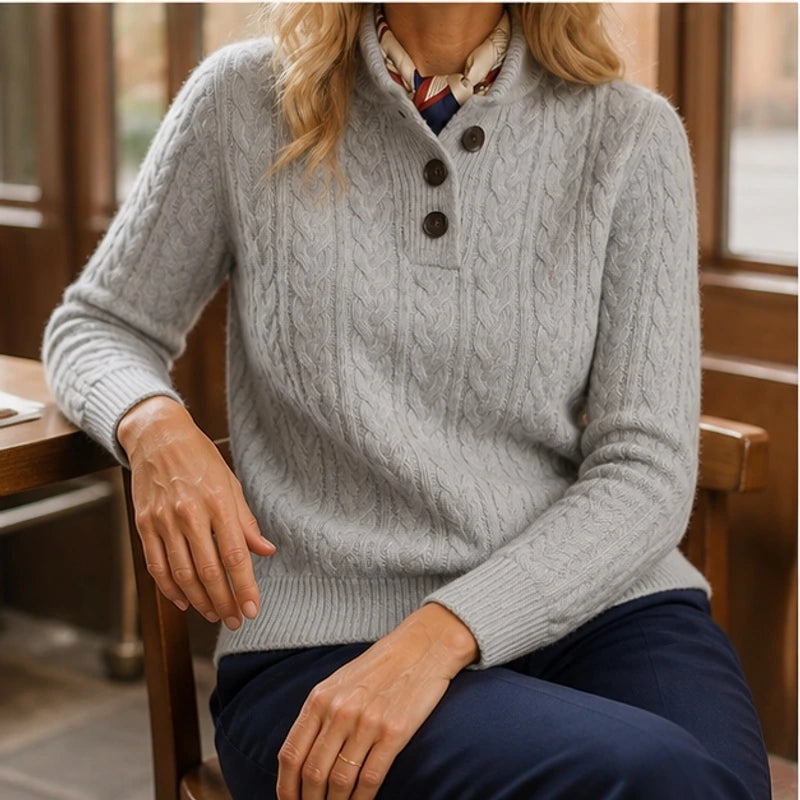 Yolanda Cashmere Sweater - Gray - Department: Women - Brondals - Image 3