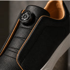 Jenson Leather Sneakers - Black - leather sneakers - Brondals - Image 3